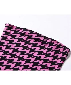 Own Saviour Dogtooth Gloved Dress Dresses + Sets