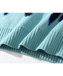 Own Saviour Oversize Flame Sweater Jumper New In