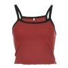 Own Saviour Red Black Cami Crop