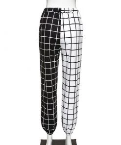 Own Saviour Checkerboard Splice Pants