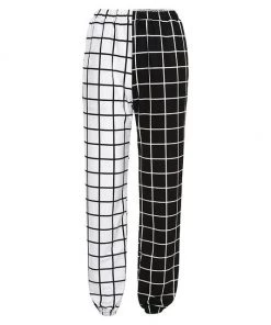 Own Saviour Checkerboard Splice Pants