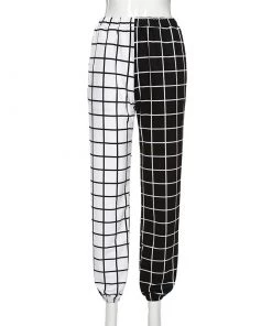 Own Saviour Checkerboard Splice Pants