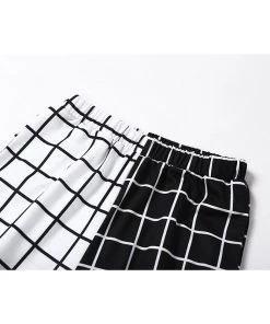 Own Saviour Checkerboard Splice Pants