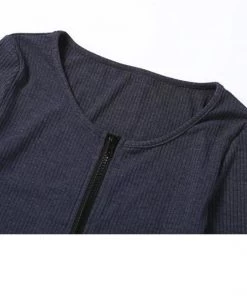 Own Saviour Scoop Hem Zip Cardi Tees + Tops