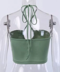 Own Saviour Tees + Tops Criss Halter Crop