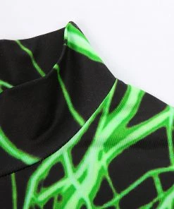 Own Saviour Neon Lightning Dress