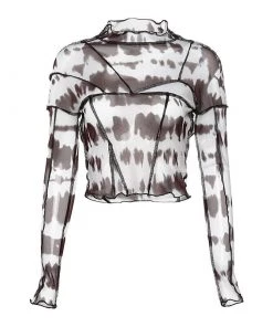 Own Saviour Tie Dye Backless Crop Tees + Tops