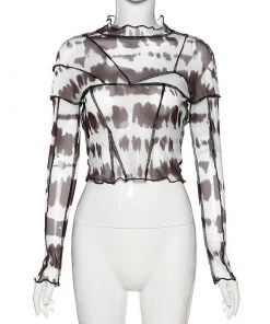 Own Saviour Tie Dye Backless Crop Tees + Tops