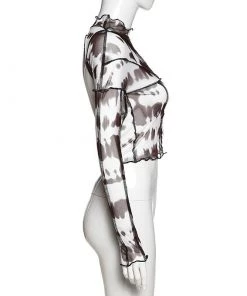 Own Saviour Tie Dye Backless Crop Tees + Tops