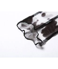 Own Saviour Tie Dye Backless Crop Tees + Tops