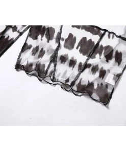Own Saviour Tie Dye Backless Crop Tees + Tops
