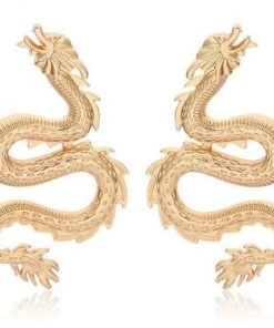 Own Saviour Accessories Large Dragon Earrings