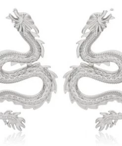 Own Saviour Accessories Large Dragon Earrings