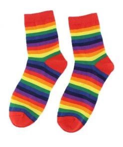 Own Saviour Rainbow Striped Socks