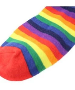 Own Saviour Rainbow Striped Socks