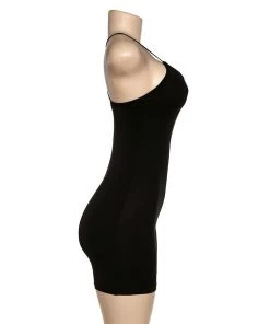 Own Saviour Black Playsuit