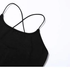 Own Saviour Black Playsuit