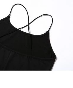 Own Saviour Black Playsuit