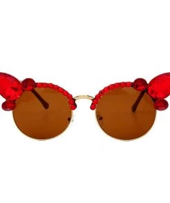 Own Saviour Gem Cat Eye Round Shades