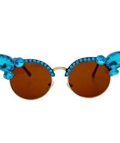 Own Saviour Gem Cat Eye Round Shades