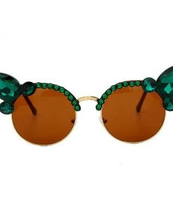 Own Saviour Gem Cat Eye Round Shades