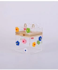 Own Saviour Bags Acrylic Flower Box Bag