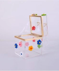 Own Saviour Bags Acrylic Flower Box Bag