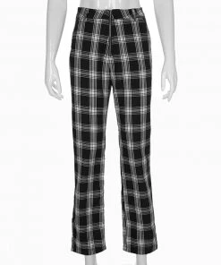 Own Saviour Black Plaid Pants
