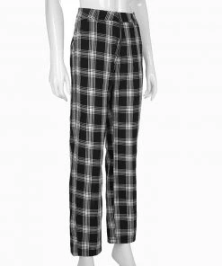 Own Saviour Black Plaid Pants