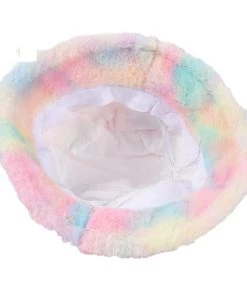 Own Saviour Accessories Furry Rainbow Bucket Hat