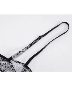 Own Saviour Dragon Split Mini Dress