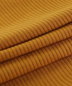 Own Saviour Mustard One Shoulder Crop