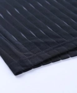 Own Saviour Stripe Mesh Dress