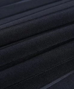 Own Saviour Stripe Mesh Dress