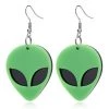 Own Saviour Alien Head Earrings Accessories