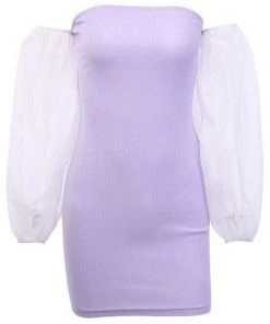 Own Saviour Dresses + Sets Mesh Sleeve Mini Dress