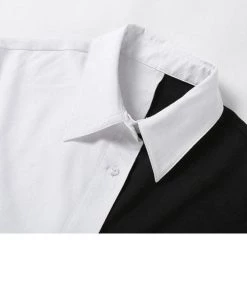 Own Saviour Monochrome Splice Shirt New In