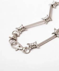 Own Saviour Barbed Wire Chain Necklace Accessories