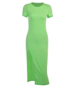 Own Saviour Neon Split Dress