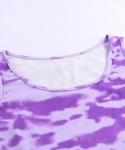 Own Saviour Tie Dye Vest Crop Tees + Tops