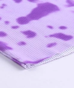 Own Saviour Tie Dye Vest Crop Tees + Tops