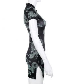 Own Saviour Chinese-Style Dragon Dress Dresses + Sets