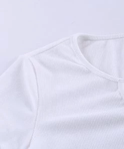 Own Saviour Tees + Tops Chain Bust Crop