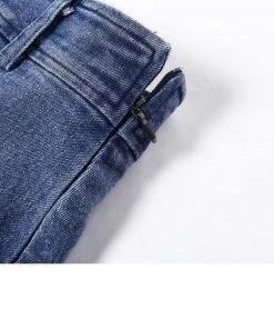 Own Saviour Chain Lace Up Denim Skirt