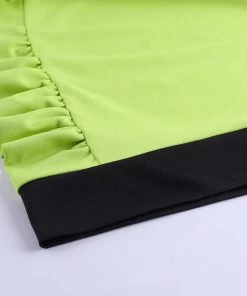 Own Saviour Neon Ruch Strapless Dress