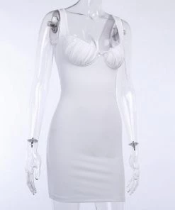 Own Saviour Ruched Bust Mini Dress