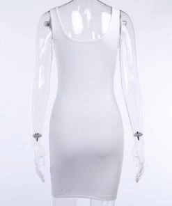 Own Saviour Ruched Bust Mini Dress