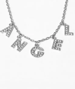 Own Saviour Angel Rhinestone Choker Necklace Accessories