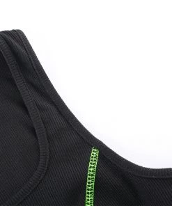 Own Saviour Tees + Tops Neon Lace Up Tank