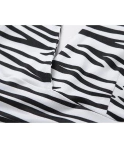 Own Saviour Tees + Tops Zebra Halter Crop